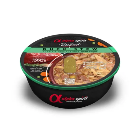 Alpha Spirit Real Food Duck Stew for Dogs