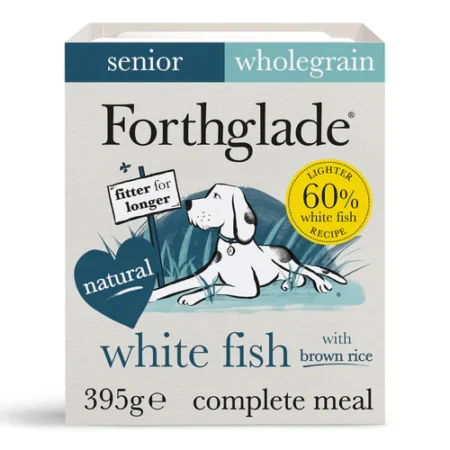 Forthglade Senior White Fish & Brown Rice Complete Wet Dog Food