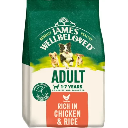 James Wellbeloved Adult Chicken & Rice Dog Food 2kg
