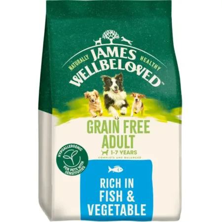 James Wellbeloved Grain Free Adult Fish & Vegetable Dog Food 1.5kg