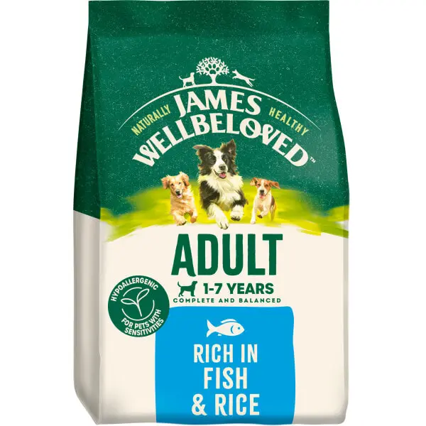 James Wellbeloved Adult Fish & Rice Dog Food 2kg