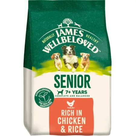 James Wellbeloved Senior Chicken & Rice Dog Food 2kg