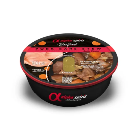 Alpha Spirit Real Food Pork Ears Stew for Dogs