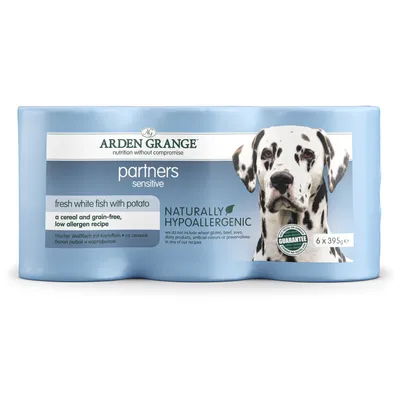 Arden Grange Partners Wet Dog Food 6 Pack (Sensitive White Fish)