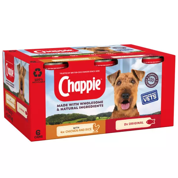 Chappie Favourites (6 Pack) Wet Dog Food