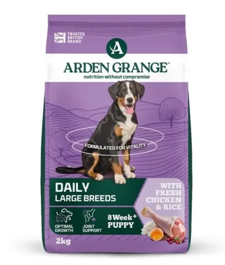 Arden Grange Puppy/Junior Large Breed with Fresh Chicken and Rice 2kg