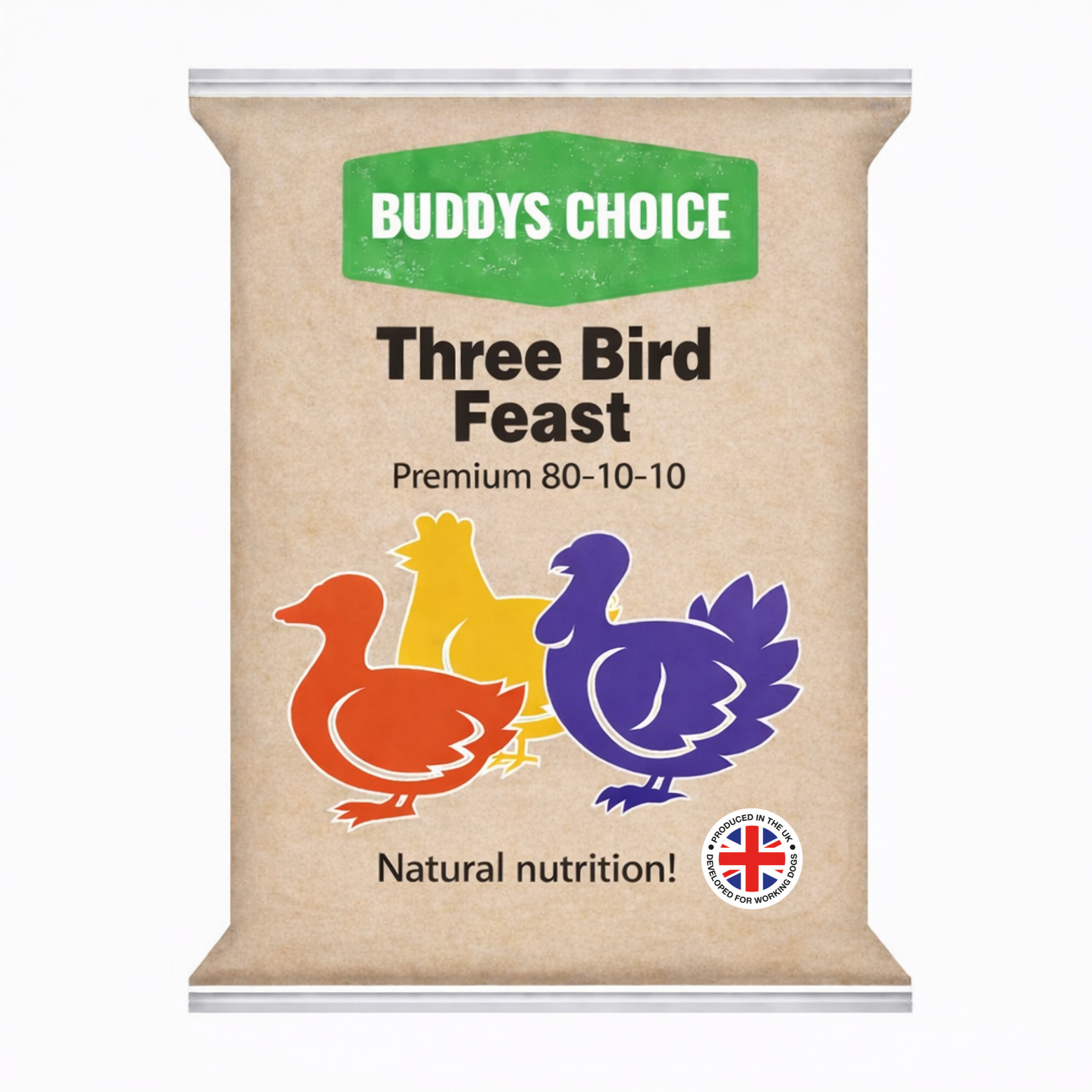 Albion Buddy's Choice Raw Dog Food (Three Bird Feast)