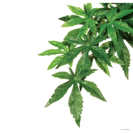 ExoTerra Jungle Plant Abutilon Silk Reptile Enclosure Decor (Small)