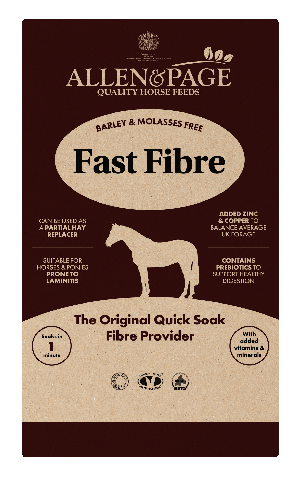 Allen & Page Fast Fibre Horse Feed 20kg