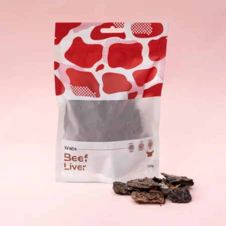 Waita Air Dried Beef Liver - Treat for Dogs & Cats