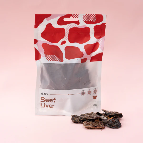 Waita Air Dried Beef Liver - Treat for Dogs & Cats
