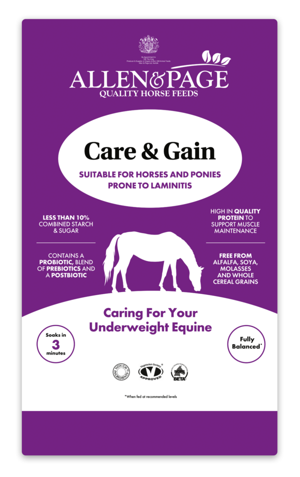 Allen & Page Care & Gain Horse Feed 20kg