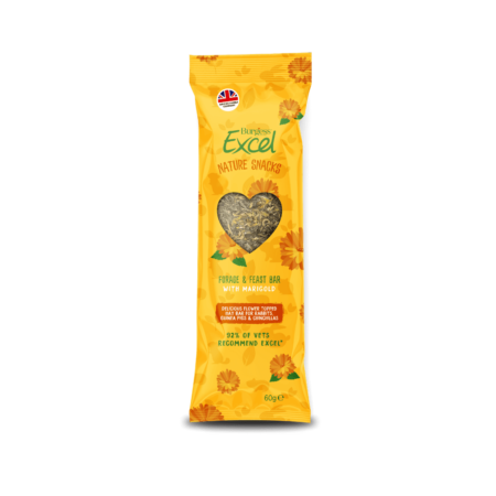 Burgess Excel Nature Snacks Marigold Treat Bar for Rabbits, Guinea Pigs & Chinchillas