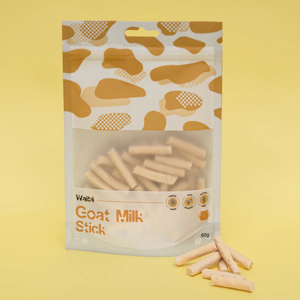 Waita Freeze Dried Goat Milk Sticks - Treat for Dogs & Cats