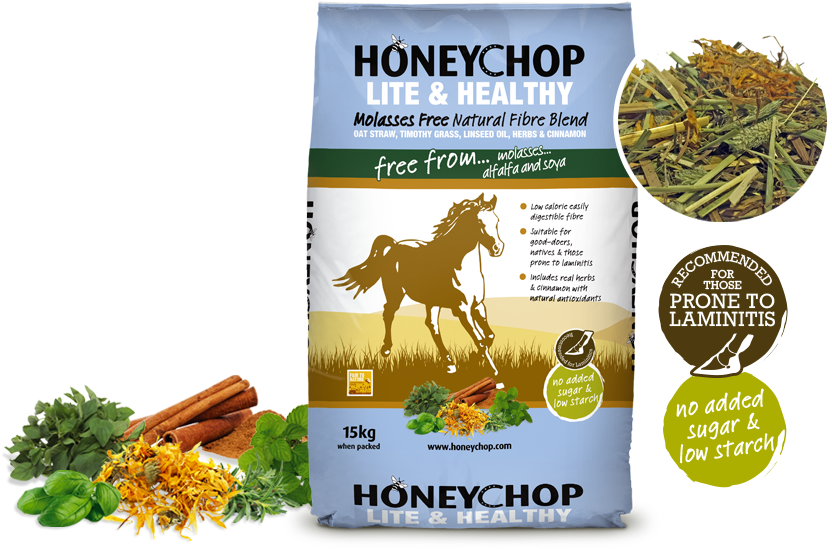 Honeychop Lite & Healthy Horse Feed 12.5kg