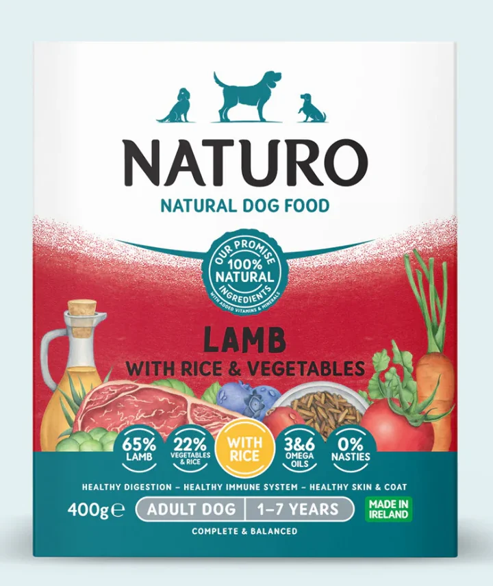 Naturo Adult Wet Dog Food (Lamb with Rice & Vegetables)
