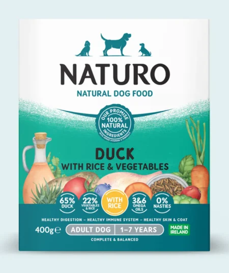 Naturo Adult Wet Dog Food (Duck with Rice & Vegetables)