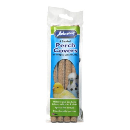 Sanded Perch Covers for Budgies, Canaries and Other Cage Birds