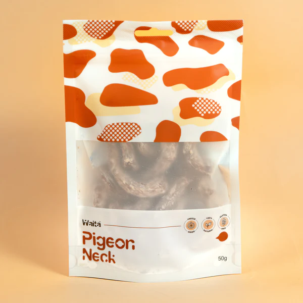 Waita Freeze Dried Pigeon Necks - Treat for Dogs & Cats