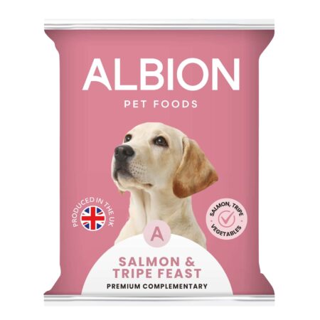 Albion Premium Complementary Raw Dog Food (Salmon & Tripe Feast)