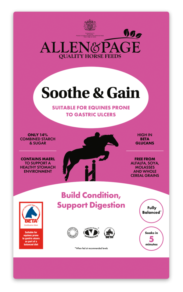 Allen & Page Soothe & Gain Horse Feed 20kg