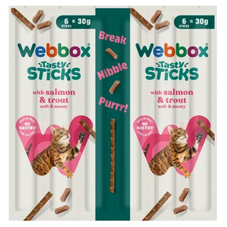 Webbox Tasty Sticks Cat Treats (Salmon & Trout)