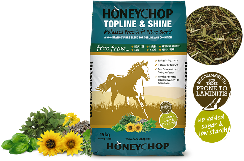 Honeychop Topline & Shine Horse Feed 12.5kg