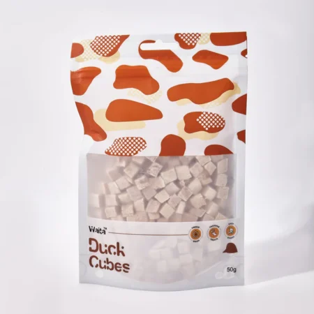 Waita Freeze Dried Duck Cubes - Treat for Dogs & Cats
