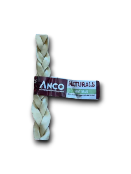 Anco Naturals Mint Braid Natural Dog Treat