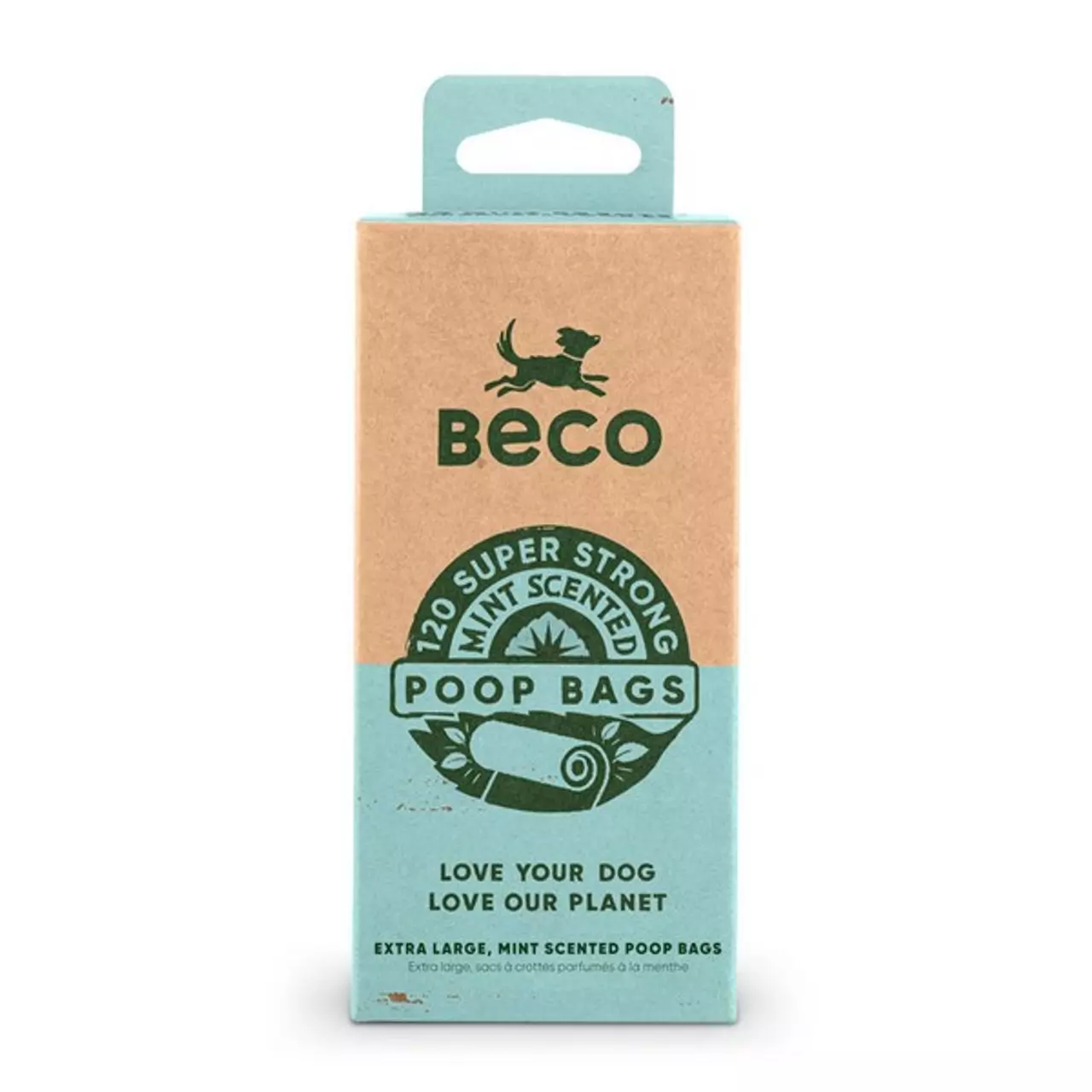 Beco Mint Scented Recycled Poop Bags
