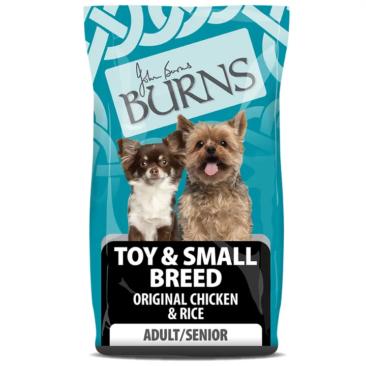 Burns Toy & Small Breed Original Dry Dog Food (Chicken & Rice) 2kg