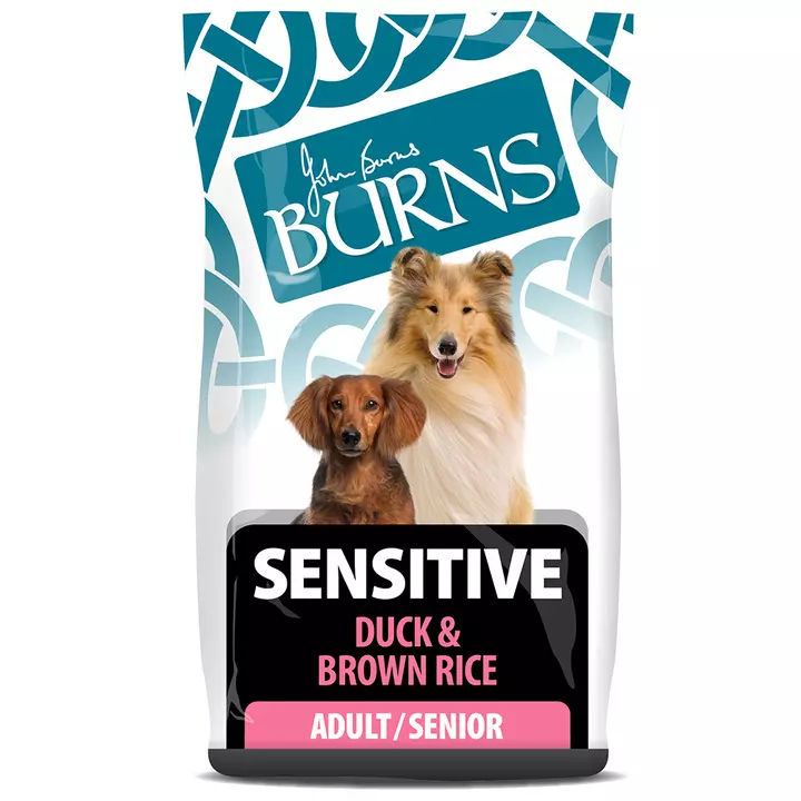 Burns Sensitive Dry Dog Food (Duck & Brown Rice) 2kg