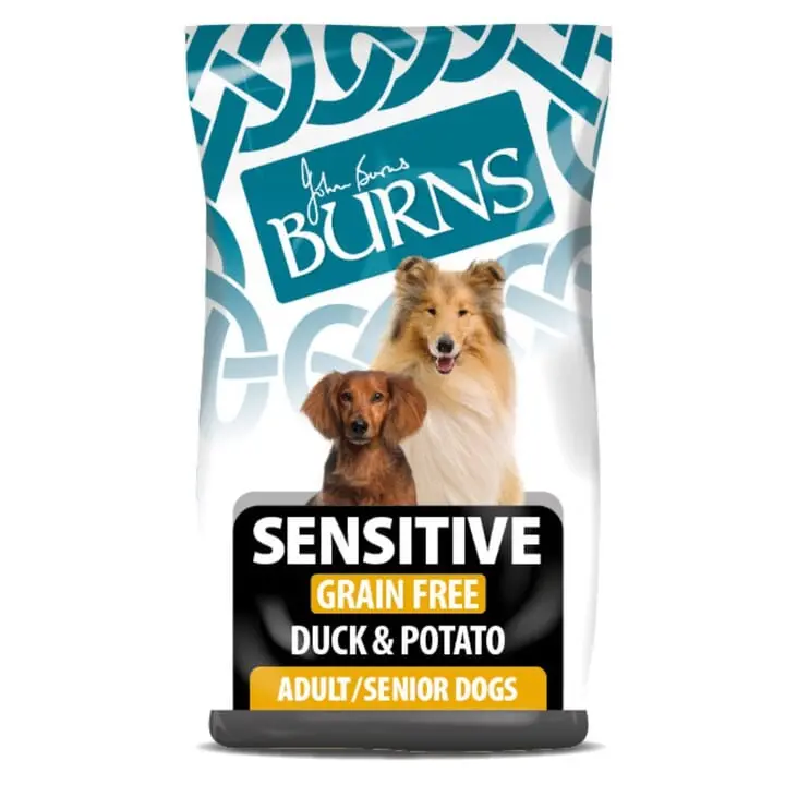 Burns Sensitive Dry Dog Food (Duck & Potato) 2kg