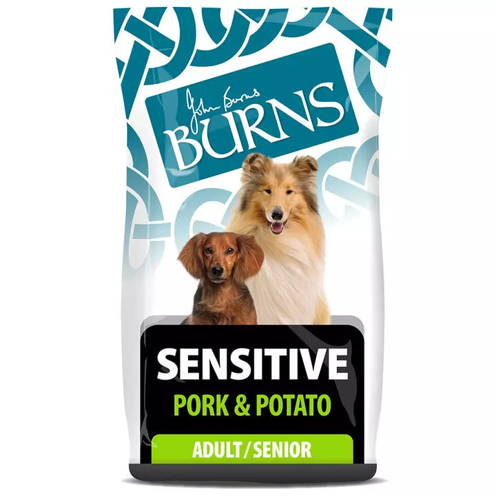 Burns Sensitive Dry Dog Food (Pork & Potato) 2kg