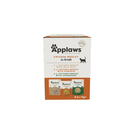 Applaws Chicken Medley in Broth Multipack Cat Food