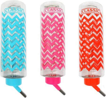 Classic Colourful Drinking Bottle for Small Animals