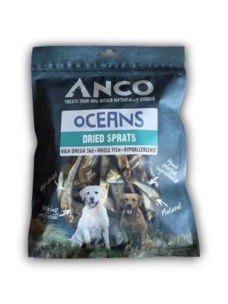 Anco Dried Sprats Natural Dog Treats