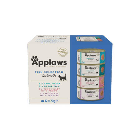 Applaws Fish Selection in Broth Multipack Cat Food