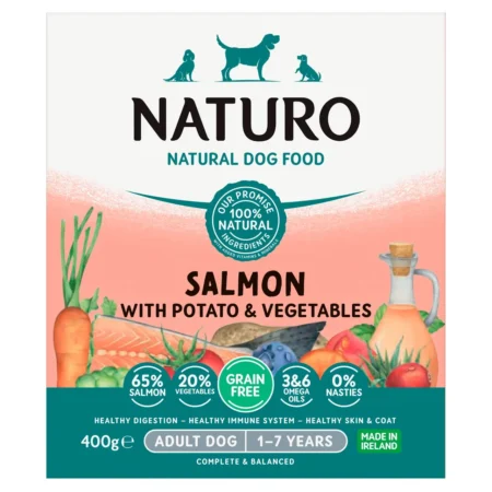 Naturo Adult Wet Dog Food (Salmon with Potato & Vegetables)