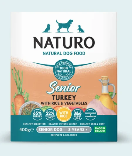 Naturo Senior Wet Dog Food (Turkey with Rice & Vegetables)