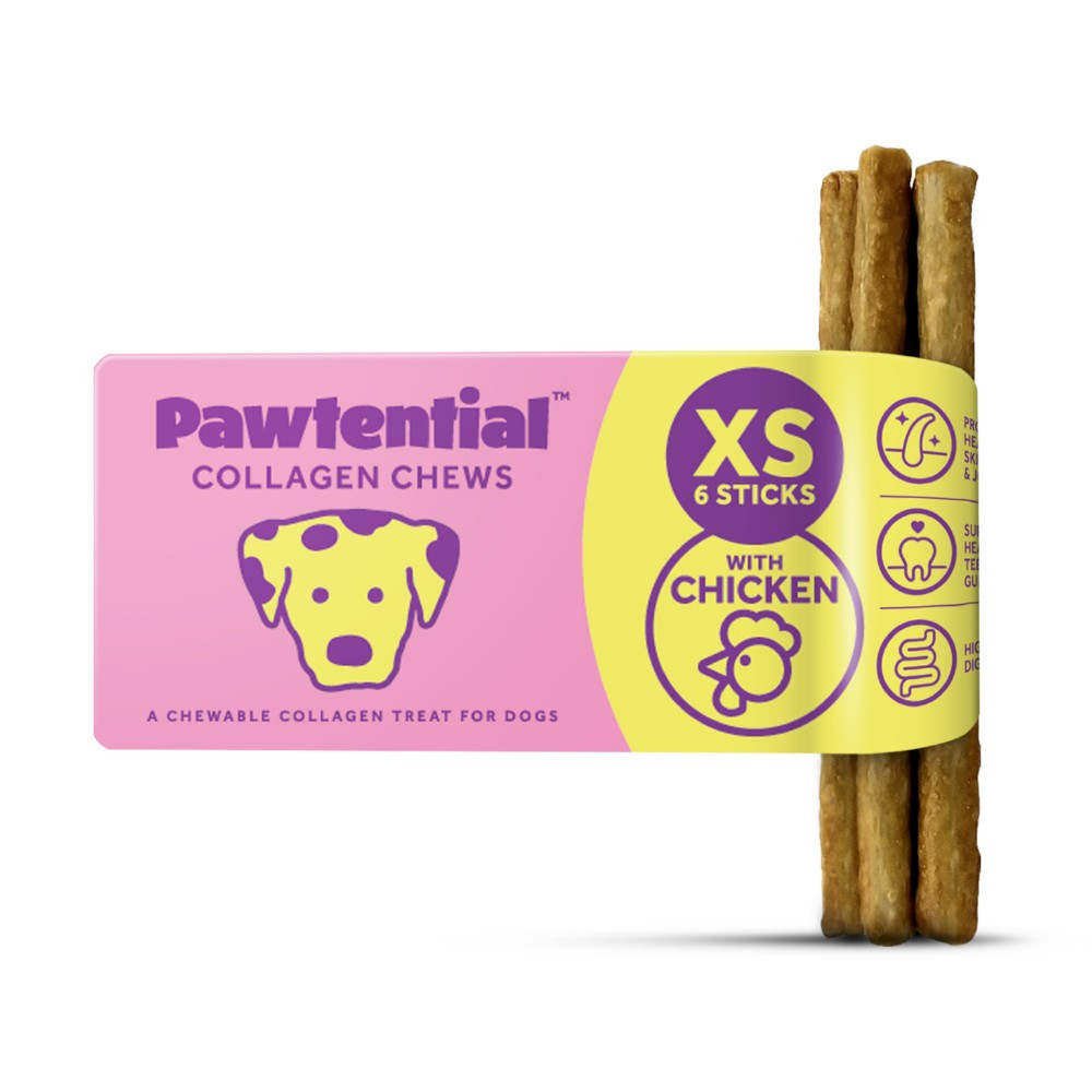 Pawtential Collagen Dog Chews with Chicken (6 XS Sticks)
