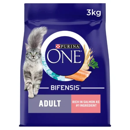 Purina One Adult Dry Cat Food (Salmon) 3kg