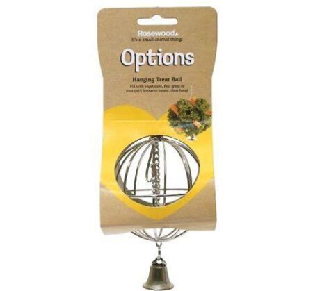 Rosewood Options Hanging Treat Ball for Small Animals & Birds