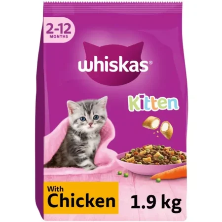 Whiskas Kitten Complete Dry Food (Chicken) 1.9kg